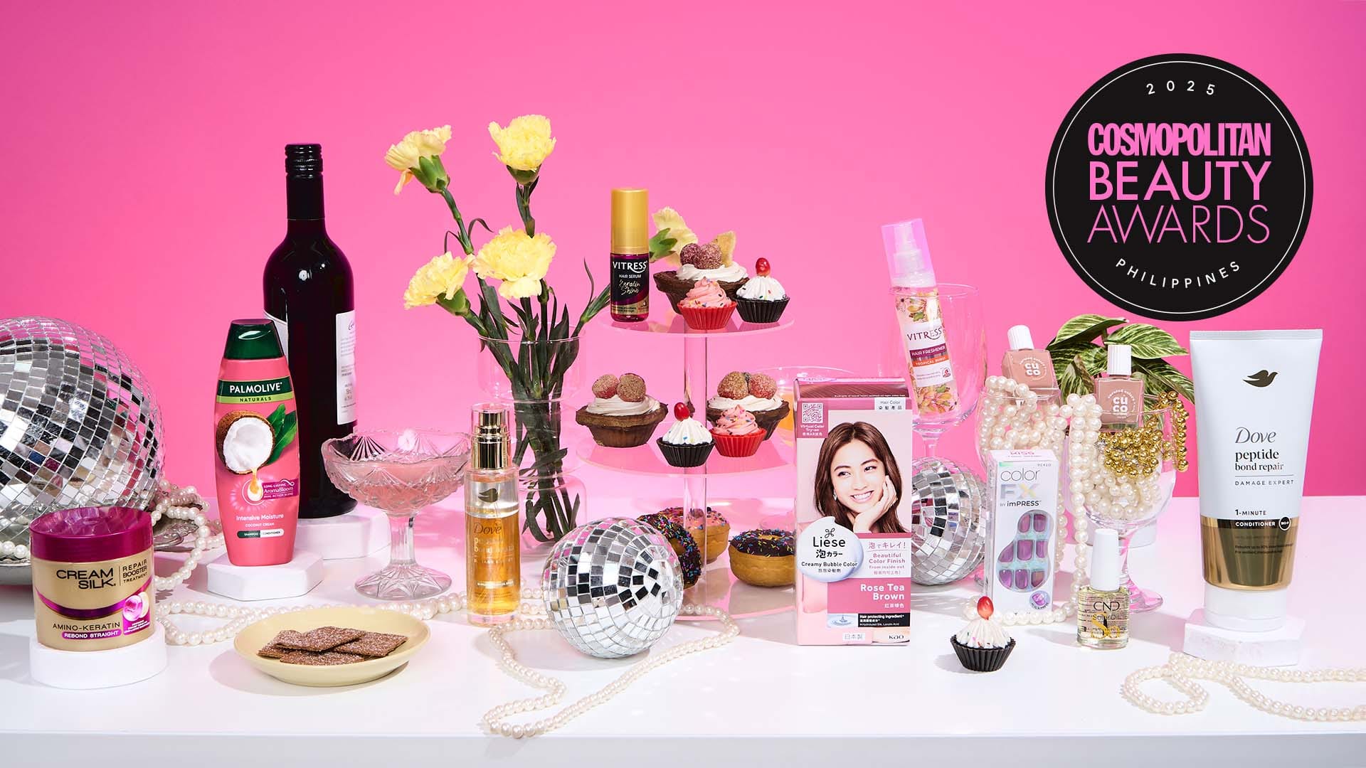 cosmo beauty awards 2025 hair and nails winners